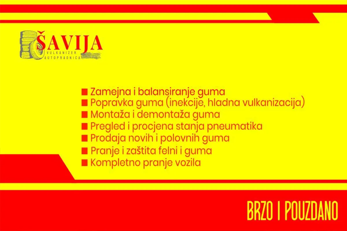Vulkanizer i Autopraonica Šavija 