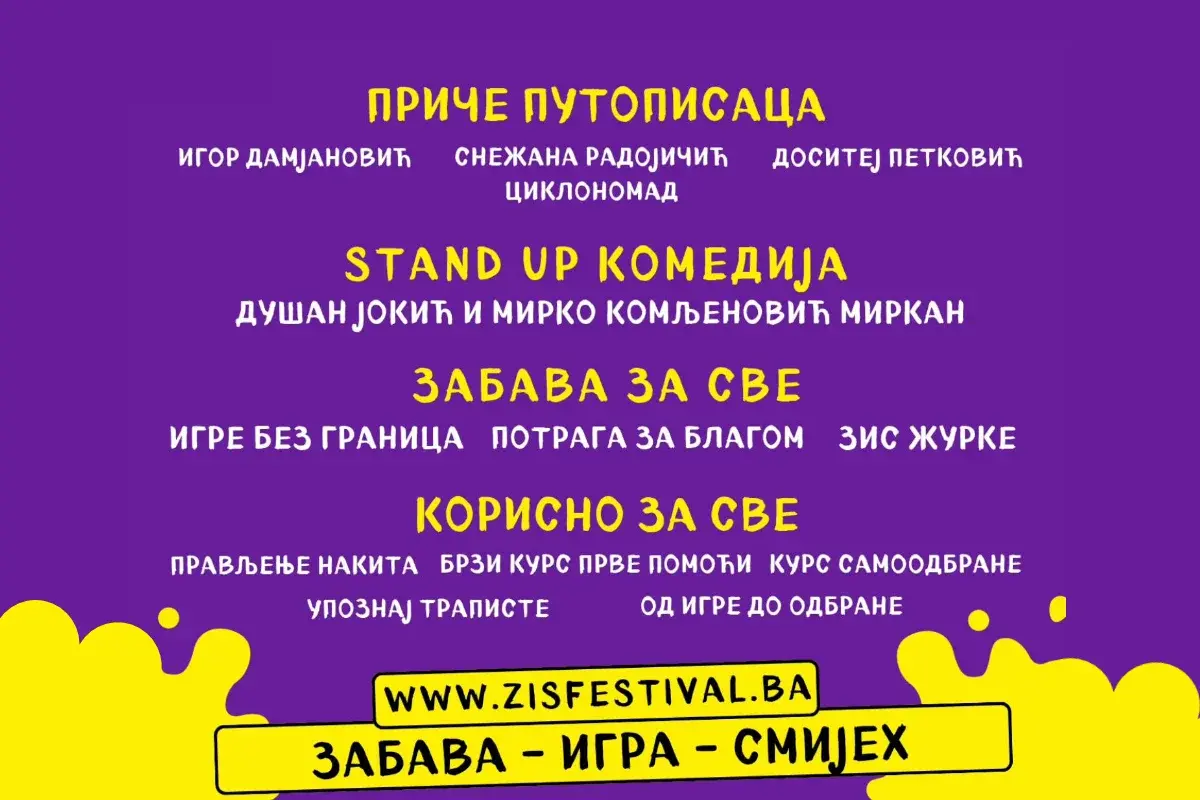 Festival zabave, igre i smijeha "ZIS 2025"